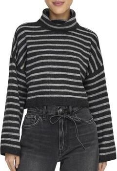 Only Grijze Gebreide Trui Herfst Winter Collectie Gray Dames