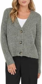 Only Loose fit gebreid jack met V-hals model 'ZOEY'