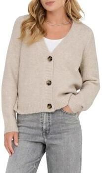 Only Loose fit gebreid jack met V-hals model 'ZOEY'