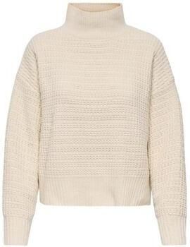 Only Regular fit gebreide pullover met ronde hals en kraag model 'GLOBE'