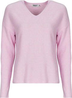 Only Trui met V-hals ONLCAMILLA V-NECK L S PULLOVER KNT NOOS