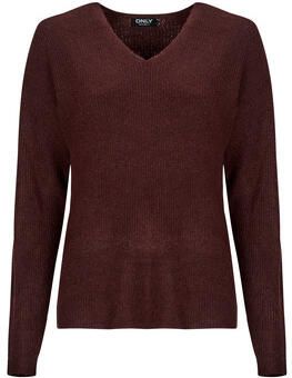 Only Regular fit gebreide pullover met V-hals model 'CAMILLA'