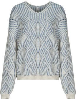 Only Blauwe Polyester Blend Trui Dames Herfst Winter Blue Dames