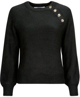 Only Trui met ronde hals ONLEMMA LS BUTTON ONECK EX KNT