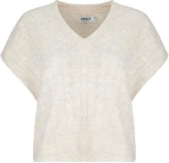 Only Gebreide pullover met kabelpatroon model 'MELODY'