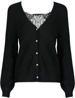 Only Vest ONLADELE LS LACE MIX REVERS CARDI CC KNT