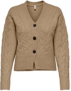 Only Vest Rio Life Cardigan Tannin
