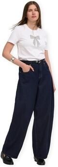Only Wijde jeans Taylor Barrel Jeans Dark Blue Denim