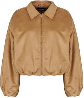 Only Windjack ONLFIONA FAUX SUEDE PADDED BOMBER