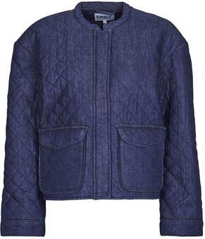 ONLY denim spijkerjas quilted dark blue denim
