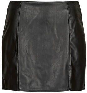 Only Rok ONLLENI FAUX LEATHER SLIT SKIRT PNT