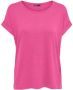 Only Dames-T-shirt met korte mouwen onlmoster Roze Dames - Thumbnail 2