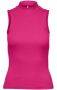 Only Onessa Highneck RIB TOP Roze Dames - Thumbnail 1