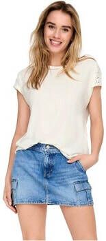 Only T-shirt Korte Mouw BLUSA BLANCA MUJER 15289589
