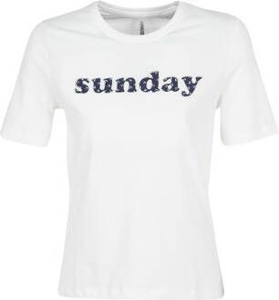 Only T-shirt Korte Mouw ONLSANNE