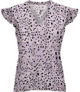 Only T-shirt Korte Mouw TOP VOLANTES MUJER 15259842