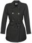 ONLY trenchcoat jas ONLVALERIE met ceintuur zwart - Thumbnail 2