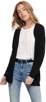 Only Vest Lesly Open Knitted Cardigan Black