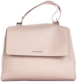 Orciani Middelgrote Sveva Soft Leren Schoudertas Beige Dames - Foto 15