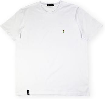 Organic Monkey T-shirt T-Shirt Greenlight White