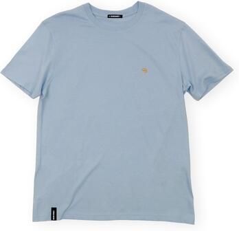 Organic Monkey T-shirt T-Shirt Shrimpanze Blue Macarron