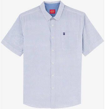 Oxbow Overhemd Lange Mouw Overhemd met korte mouwen en microprint P1CHAKS