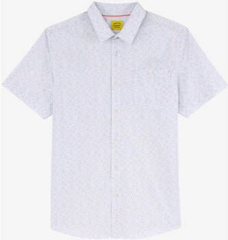 Oxbow Overhemd Lange Mouw Overhemd met korte mouwen en microprint P1CHEPRIM