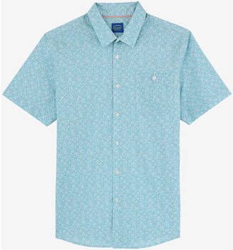 Oxbow Overhemd Lange Mouw Overhemd met korte mouwen en microprint P1CHEPRIM