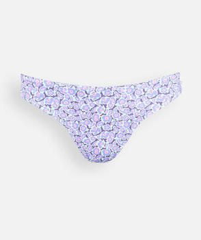 Oxbow Bikini Bedrukte geplooide slips MARGUERITE