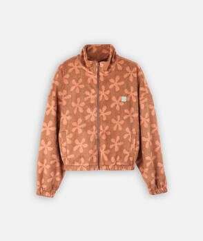 Oxbow Fleece Jack Fleece met volledige rits en print PANDORA