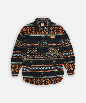 Oxbow Fleece Jack Jacquard sherpa overshirt HOMEY