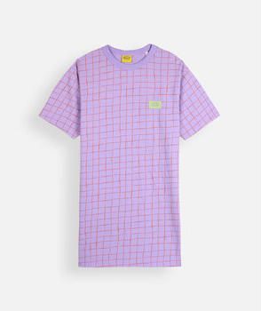 Oxbow Jurk Bedrukte jersey T-shirtjurk PISCINA