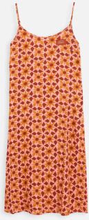 Oxbow Jurk Linnen zomerjurk met print AZULEJO