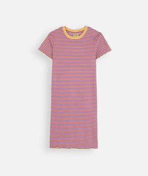 Oxbow Jurk Ribs gestreepte jersey jurk BISTRIPES