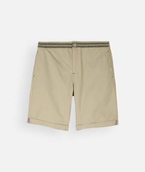 Oxbow Korte Broek Effen bermuda met halfelastische taille OMERY