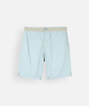 Oxbow Korte Broek Effen bermuda met halfelastische taille OMERY