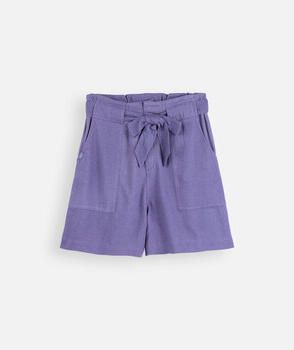 Oxbow Korte Broek Viscose linnen riem kort ORNELLA