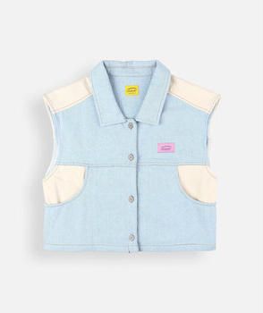 Oxbow Mantel Spijkerjasje mouwloos DENIM