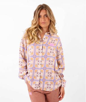 Oxbow Overhemd Bedrukt katoenen gaas shirt ANDRO