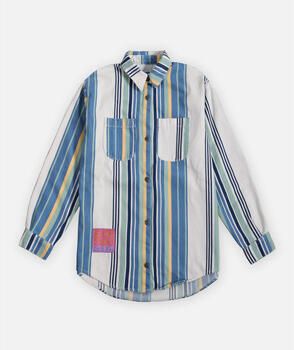 Oxbow Overhemd Gestreept denim overhemd STRIPE