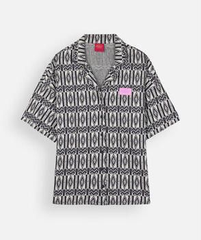 Oxbow Overhemd Jacquard-overhemd MIHAJA