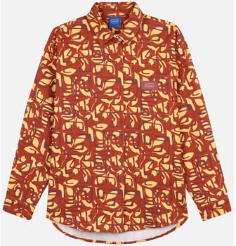 Oxbow Overhemd Katoenen overhemd met print CARLTON