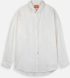 Oxbow Overhemd Katoenen shirt met vervaagde kleur DOMINGO