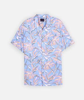 Oxbow Overhemd Korte Mouw Shirt met korte mouwen TROPICS
