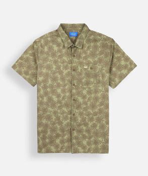 Oxbow Overhemd Lange Mouw Bedrukt shirt met korte mouwen CORAIL