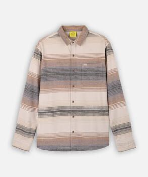 Oxbow Overhemd Lange Mouw Geborsteld flanellen overhemd met lange mouwen WILD