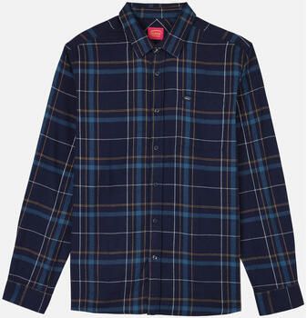 Oxbow Overhemd Lange Mouw Geborsteld geweven geruit overhemd met lange mouwen COLK