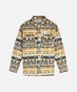 Oxbow Overhemd Lange Mouw Gewatteerde bedrukte fleece SAUDADE