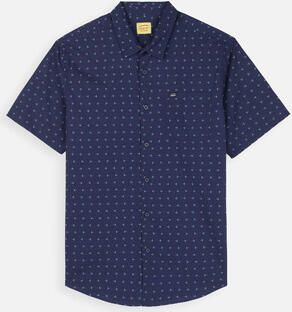 Oxbow Overhemd Lange Mouw Microprint shirt met korte mouwen GEO
