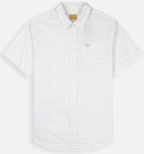 Oxbow Overhemd Lange Mouw Microprint shirt met korte mouwen MINIATURE